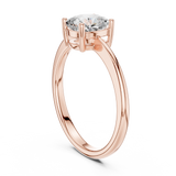1.07 CT Cushion Sqaure Lab Grown Diamond Ring | WOKE