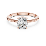 1.07 CT Cushion Sqaure Lab Grown Diamond Ring | WOKE