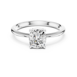 1.07 CT Cushion Sqaure Lab Grown Diamond Ring | WOKE