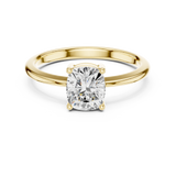 1.07 CT Cushion Sqaure Lab Grown Diamond Ring | WOKE