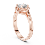 0.77 CT Cushion square Lab Grown Diamond Ring | WOKE