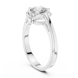 0.77 CT Cushion square Lab Grown Diamond Ring | WOKE