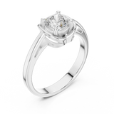 0.77 CT Cushion square Lab Grown Diamond Ring | WOKE