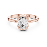 1.02 CT Oval Lab Grown Diamond Ring | WOKE