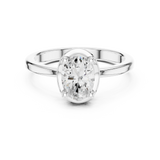 1.02 CT Oval Lab Grown Diamond Ring | WOKE