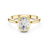 1.02 CT Oval Lab Grown Diamond Ring | WOKE