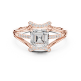 1.2 CT Emerald Square  Lab Grown Diamond Ring | WOKE