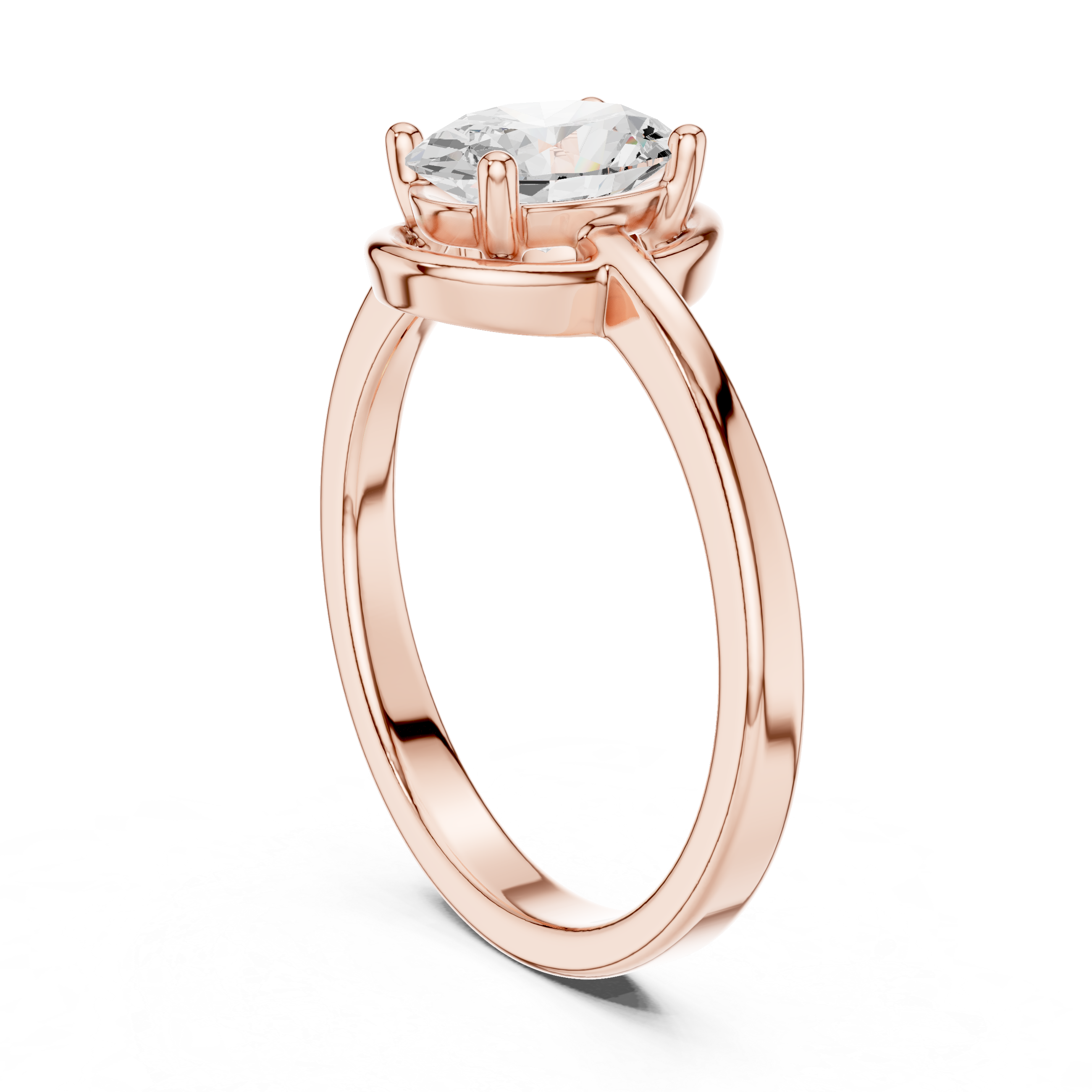 0.94 CT Oval Lab Grown Diamond Ring | WOKE