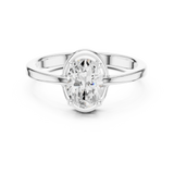 0.94 CT Oval Lab Grown Diamond Ring | WOKE