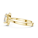 0.94 CT Oval Lab Grown Diamond Ring | WOKE