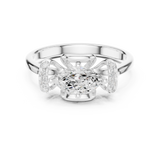 0.75 CT Marquise & Round Lab Grown Diamond Ring | WOKE