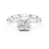 0.75 CT Princess Lab Grown Diamond Ring | WOKE