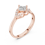 0.466 CT Princess Lab Grown Diamond Ring | WOKE