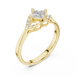 0.466 CT Princess Lab Grown Diamond Ring | WOKE