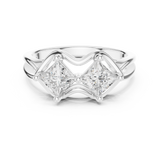 0.93 CT Princess Lab Grown Diamond Ring | WOKE