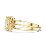 0.93 CT Princess Lab Grown Diamond Ring | WOKE