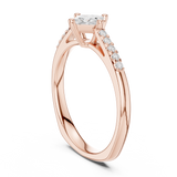 0.39 CT Princess Lab Grown Diamond Ring | WOKE