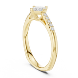 0.39 CT Princess Lab Grown Diamond Ring | WOKE