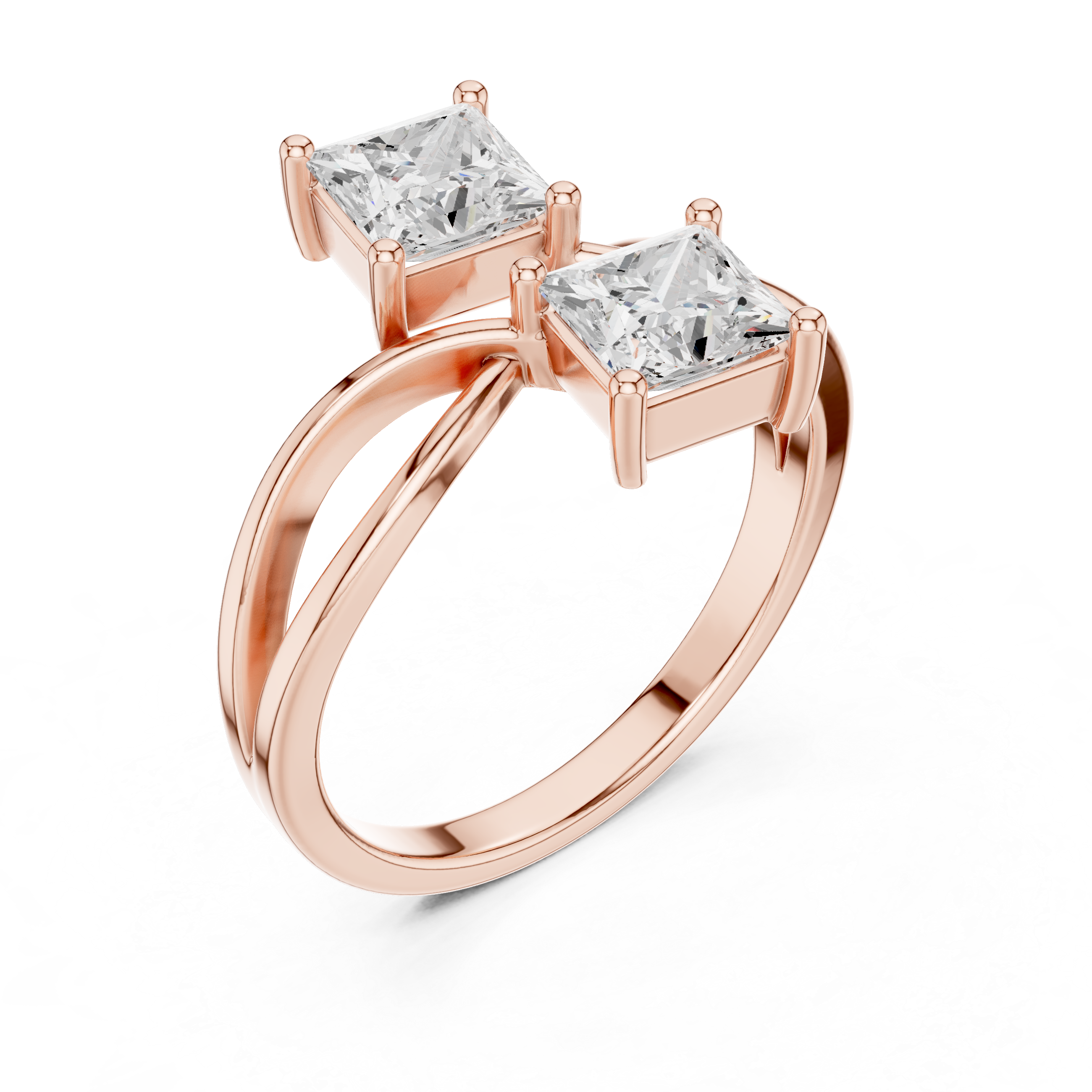 1.28 CT Princess Lab Grown Diamond Ring | WOKE