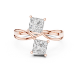 1.28 CT Princess Lab Grown Diamond Ring | WOKE