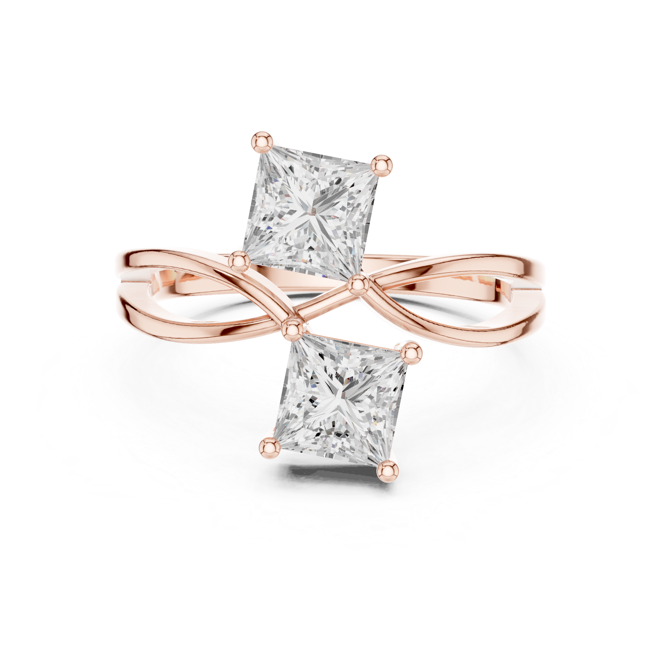 1.28 CT Princess Lab Grown Diamond Ring | WOKE