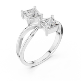1.28 CT Princess Lab Grown Diamond Ring | WOKE