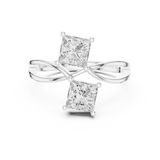 1.28 CT Princess Lab Grown Diamond Ring | WOKE