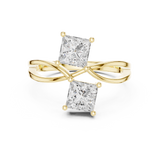 1.28 CT Princess Lab Grown Diamond Ring | WOKE