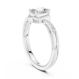 0.69 CT Emerald Lab Grown Diamond Ring | WOKE