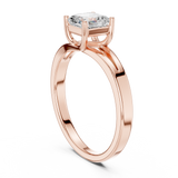0.88 CT Emerald Lab Grown Diamond Ring | WOKE
