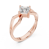 0.88 CT Emerald Lab Grown Diamond Ring | WOKE