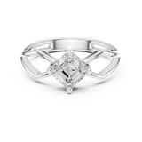 0.88 CT Emerald Lab Grown Diamond Ring | WOKE