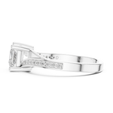 0.12 CT Princess & Round Lab Grown Diamond Ring | WOKE