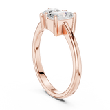 1.14 CT Pear & Radiant Lab Grown Diamond Ring | WOKE