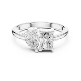 1.14 CT Pear & Radiant Lab Grown Diamond Ring | WOKE