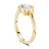 1.14 CT Pear & Radiant Lab Grown Diamond Ring | WOKE
