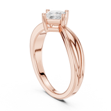 0.64 CT Princess Lab Grown Diamond Ring | WOKE