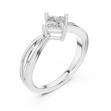 0.64 CT Princess Lab Grown Diamond Ring | WOKE