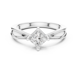 0.64 CT Princess Lab Grown Diamond Ring | WOKE