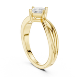 0.64 CT Princess Lab Grown Diamond Ring | WOKE
