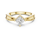 0.64 CT Princess Lab Grown Diamond Ring | WOKE
