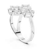 0.92 CT Marquise Round Pear & Emerald  Lab Grown Diamond Ring | WOKE