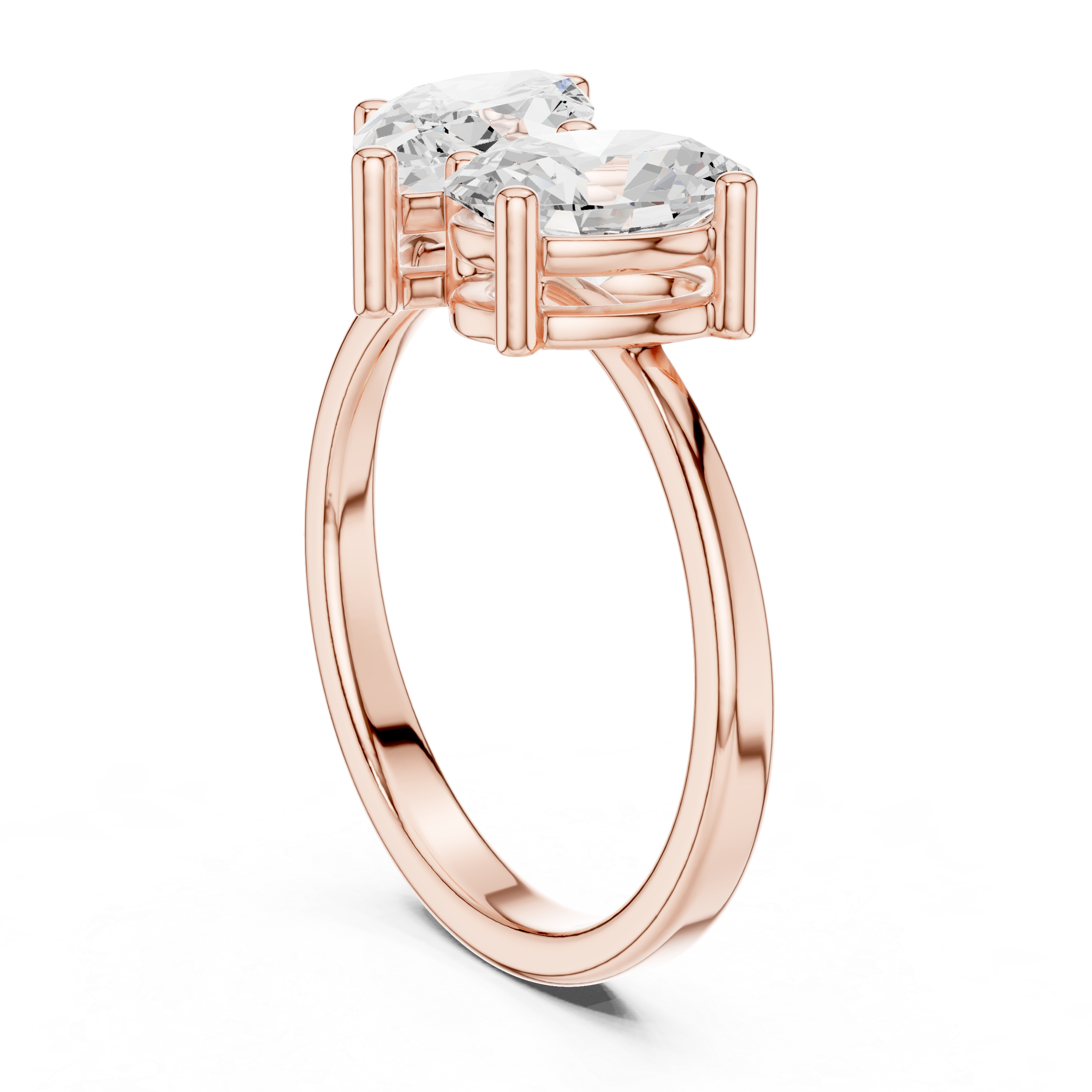 2.03 CT Marquise  &  oval Lab Grown Diamond Ring | WOKE