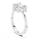 2.03 CT Marquise  &  oval Lab Grown Diamond Ring | WOKE