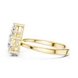 2.03 CT Marquise  &  oval Lab Grown Diamond Ring | WOKE