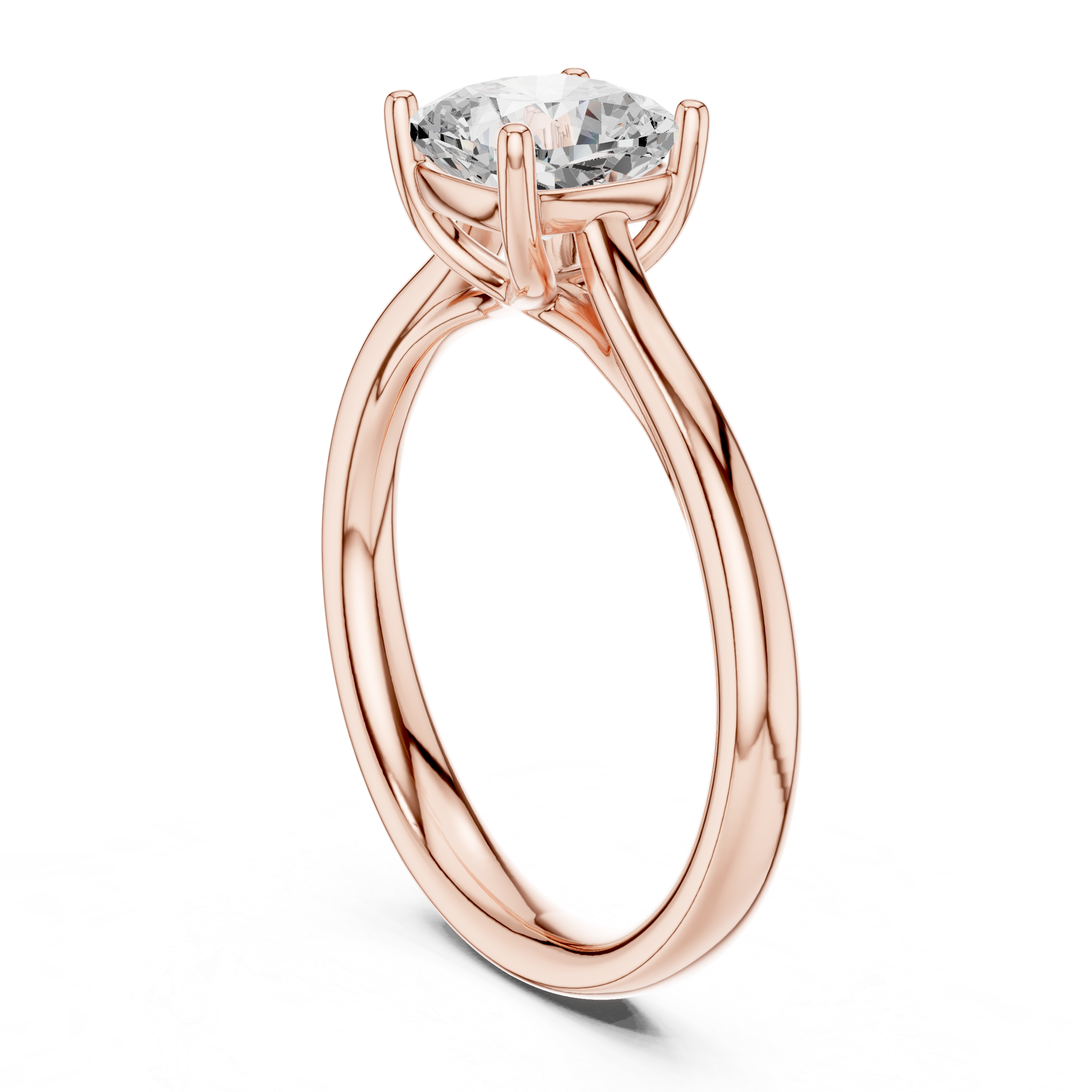 1.12 CT Cushion  Square Mossonite Ring | WOKE