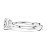 1.12 CT Cushion  Square Mossonite Ring | WOKE