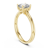 1.12 CT Cushion  Square Mossonite Ring | WOKE