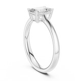 1.02 CT  Emerald Mossonite Ring | WOKE