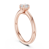 0.61 CT  Round  Mossonite Ring | WOKE